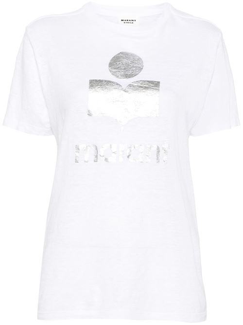 T-shirt bianco ottico MARANT ETOILE | TS0001FBA1N10E20WH